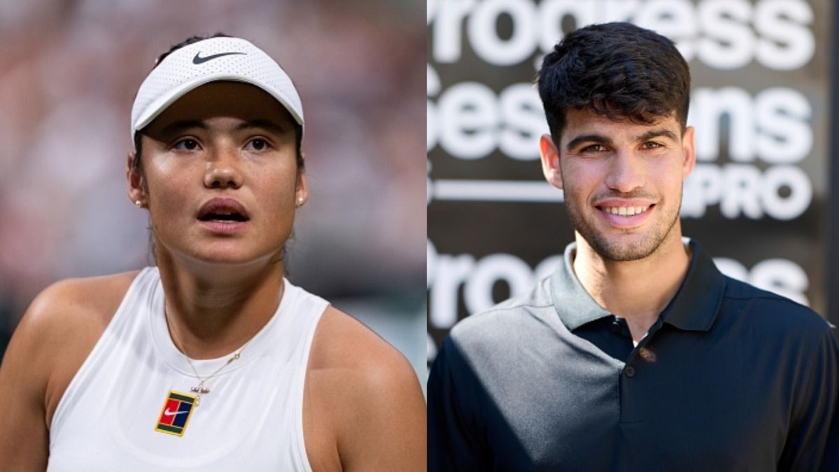 Emma Raducanu and Carlos Alcaraz