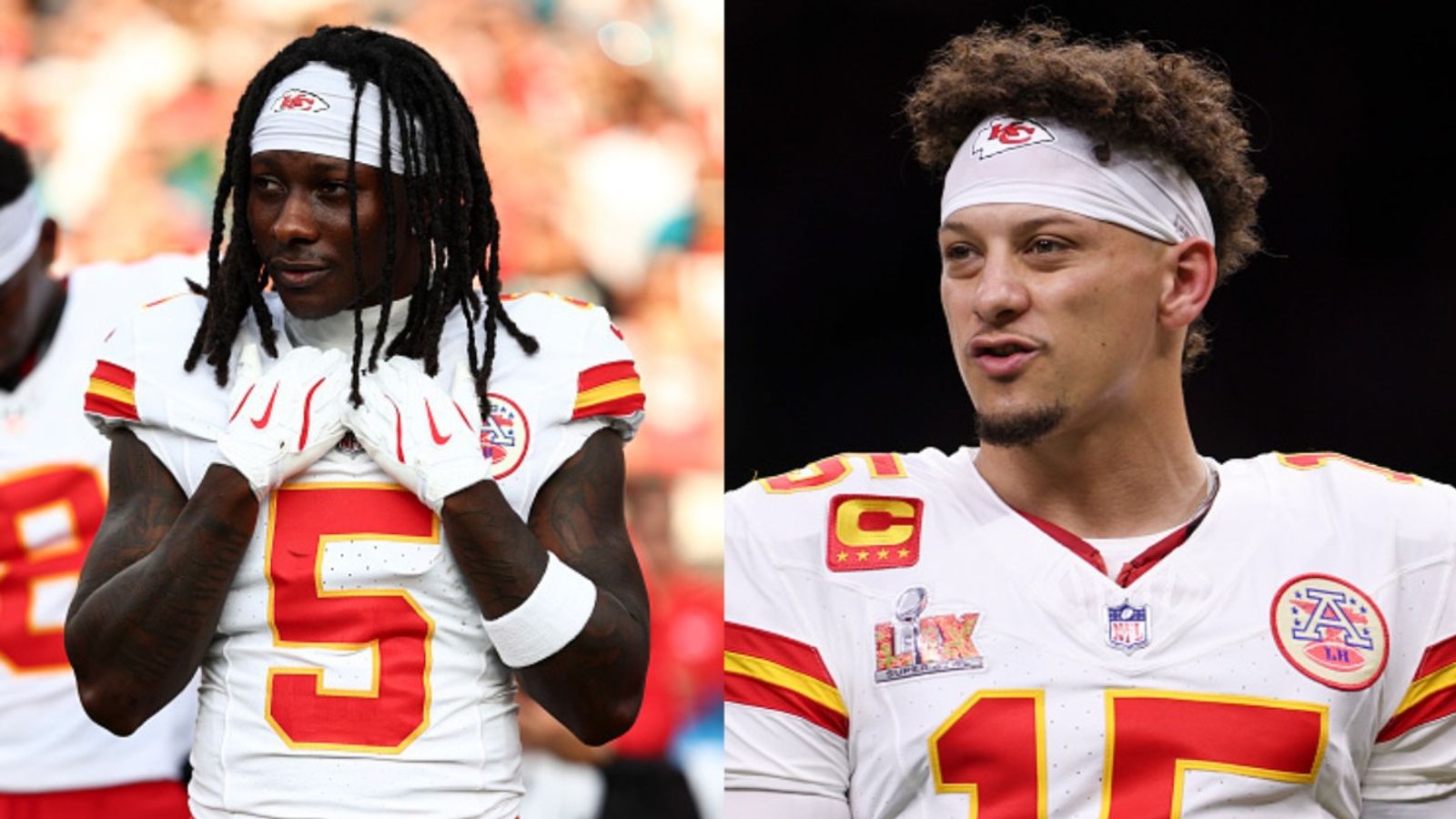 Patrick Mahomes gives candid take on Hollywood Brown after brutal injury, says 'he's going to be someone...' Marquise Brown and Patrick Mahomes in the frame