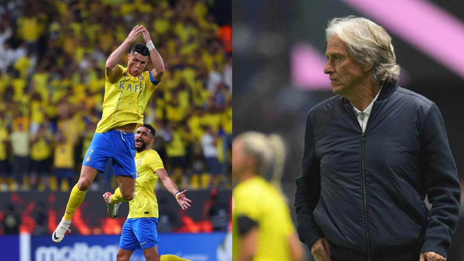 Cristiano Ronaldo hailed as 'World’s Greatest Human Figure' by Al-Nassr boss Jorge Jesus Cristiano Ronaldo and Jorge Jesus in frame.