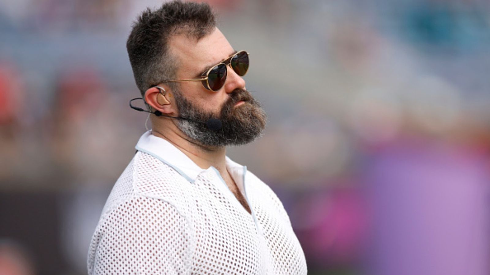 Jason Kelce humorously reveals comeback plan to NFL, says 'I'm gonna unretire...' Jason Kelce in frame.