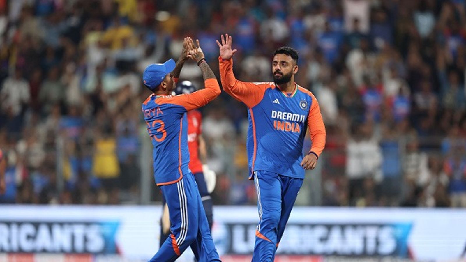 Asia Cup 2025 schedule: India-Pakistan clash on September 14, final to be played on September 28, Check India’s full fixture list Varun Chakravarthy of India celebrates with teammate Suryakumar Yadav of India after dismissing Jos Buttler of England during the 5th T20 International between India and England