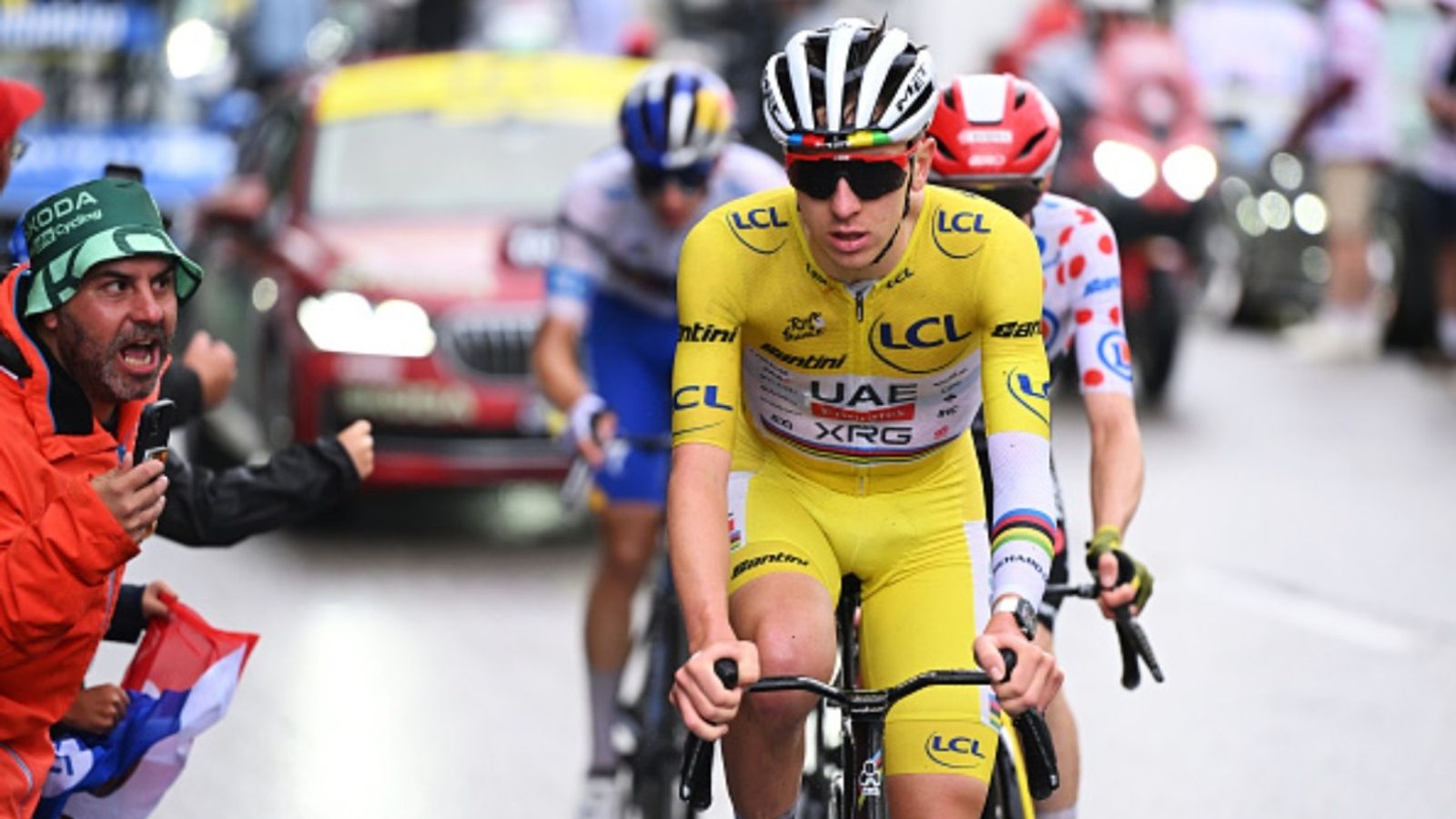 Tour de France 2025: General Classification standings after a dramatic stage 20 finish Tadej Pogacar clicked during Tour de France 2025 (Image via Getty)