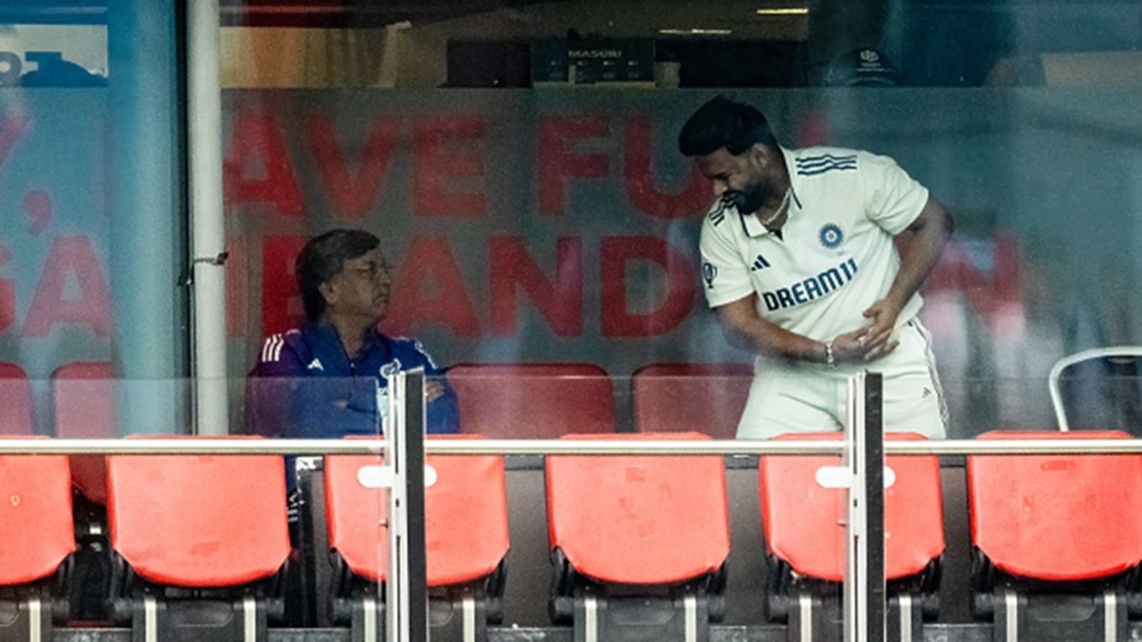 Will Rishabh Pant bat on Day 5 of Manchester Test? India batting coach gives crucial update Rishabh Pant of India goes through batting exercises in the dressing room during day two of the 4th Test at Emirates Old Trafford on July 24, 2025 in Manchester, England.