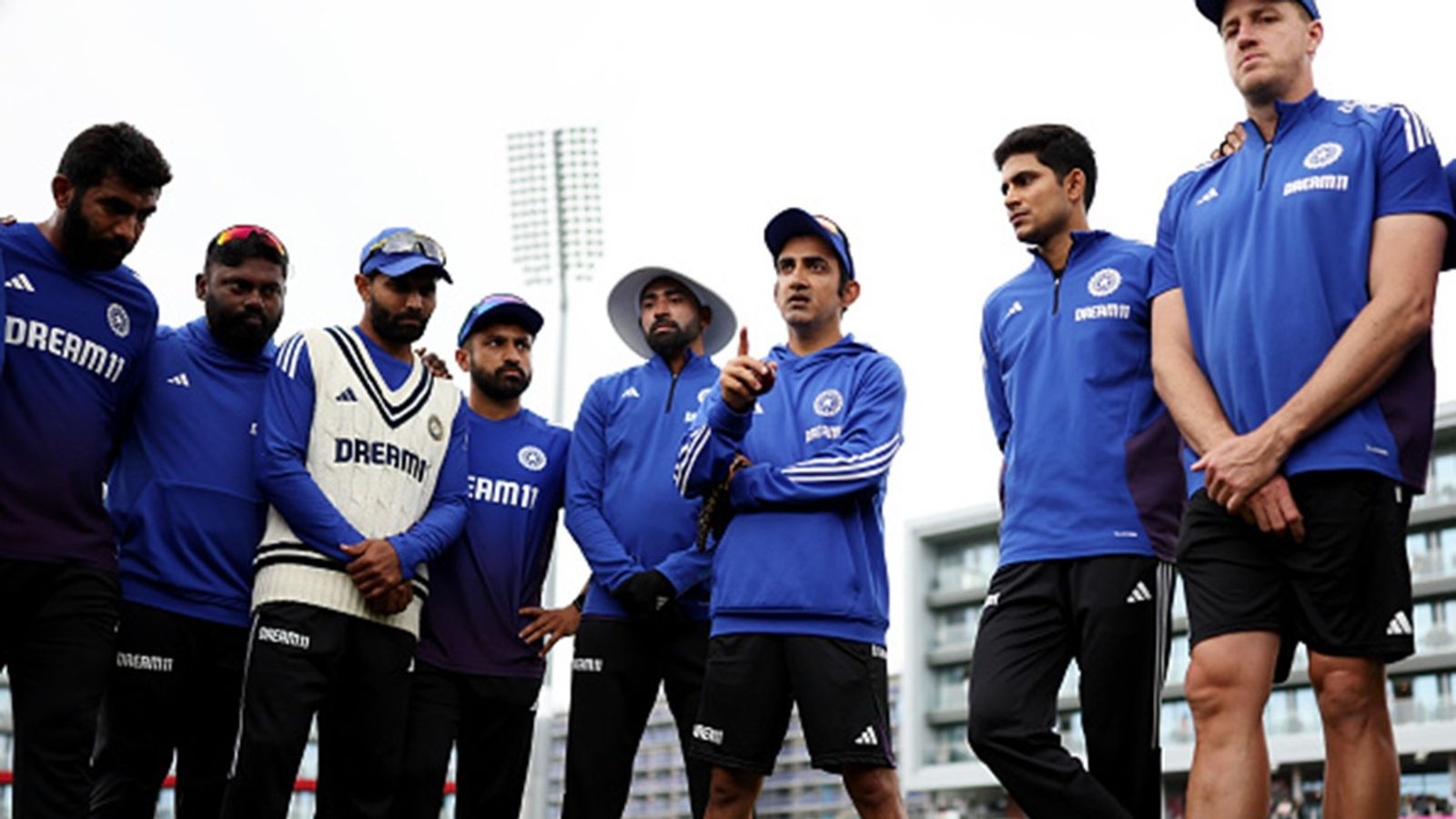Why Karun Nair was dropped from 4th Test? India batting coach says, 'selection is between Gautam and...' India Head Coach, Gautam Gambhir speaks to the team ahead of Day Two of the 4th Test against England at Emirates Old Trafford on July 24, 2025 in Manchester, England.