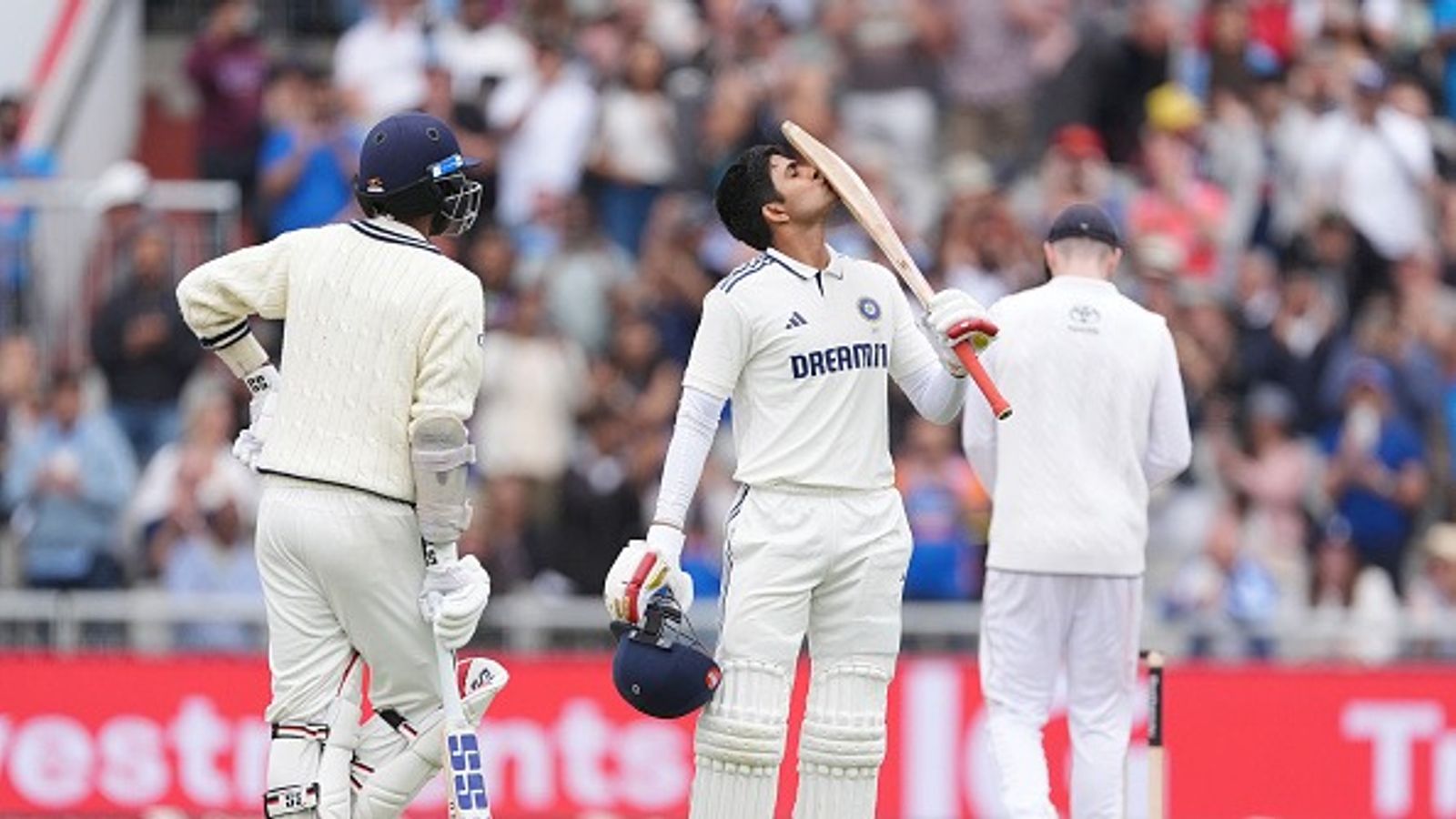 Shubman Gill makes history with fourth century against England, becomes youngest to join Sunil Gavaskar-Virat Kohli Elite in 228-ball masterclass India's Shubman Gill celebrates reaching a century during day five of the Fourth Rothesay Men's Test at the Emirates Old Trafford in Manchester