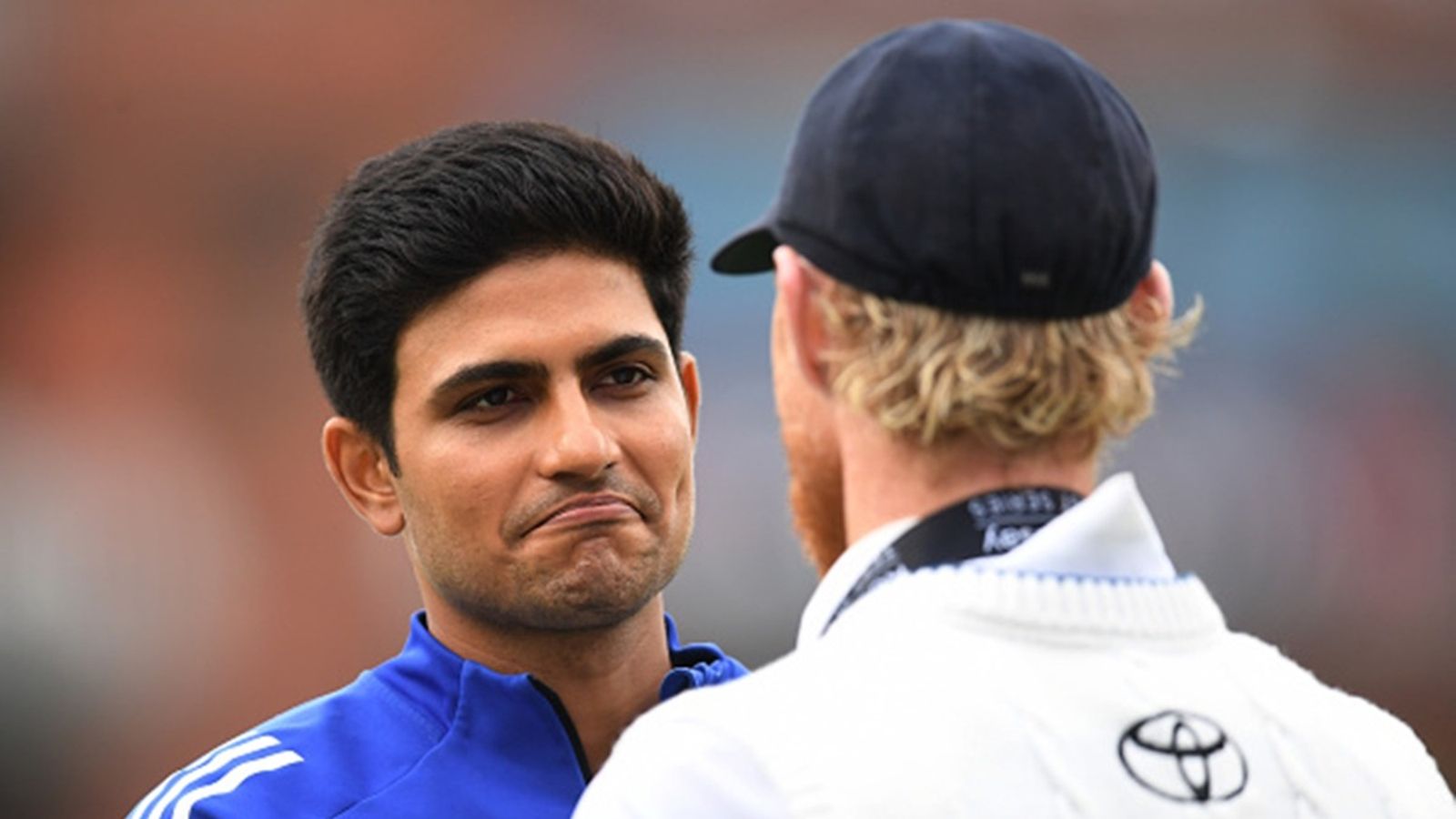 'Stokes didn't have to bowl Brook, it looked a bit silly': Former England captain unhappy with unnecessary drama in drawn Manchester Test Shubman Gill of India with Ben Stokes after the 4th Test between England and India at Emirates Old Trafford on July 27, 2025 in Manchester, England.