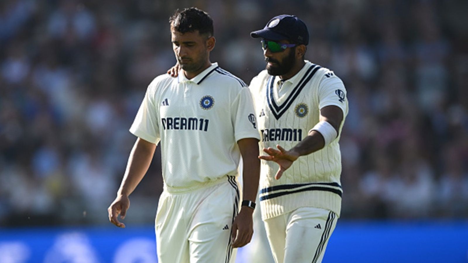 Former India coach's big call on India's playing XI for 5th Test, says 'Anshul Kamboj won't get another chance' India bowler Anshul Kamboj receives encouragement from Jasprit Bumrah during day 2 of the fourth Test against England at The Old Trafford on July 24, 2025 in Manchester, England.