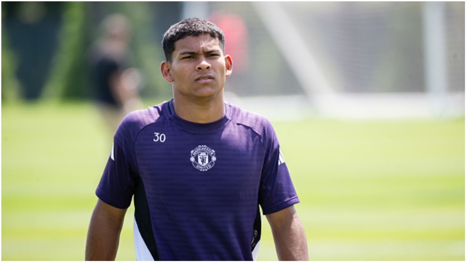 Manchester United midfielder teases new signing Diego Leon after comical pre-season assist against Bournemouth Diego Leon in the frame.