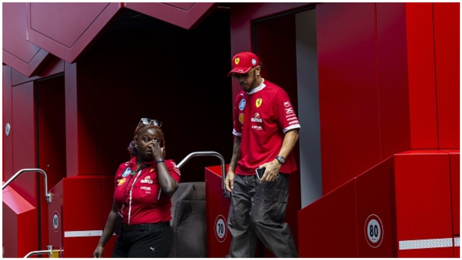 Lewis Hamilton summarizes Ferrari's performances in five words during Hungarian Grand Prix FP1 Lewis Hamilton summarizes Ferrari's performances in five words during Hungarian Grand Prix FP1