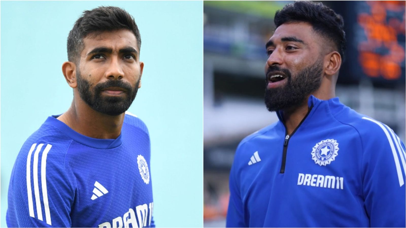 'Jassi bhai, mai 5 wicket leke kisko hug karu?': Mohammed Siraj recalls his emotional conversation with Jasprit Bumrah Jasprit Bumrah during a practice session; Mohammed Siraj talks after Day 2's play at Kennington Oval, London.