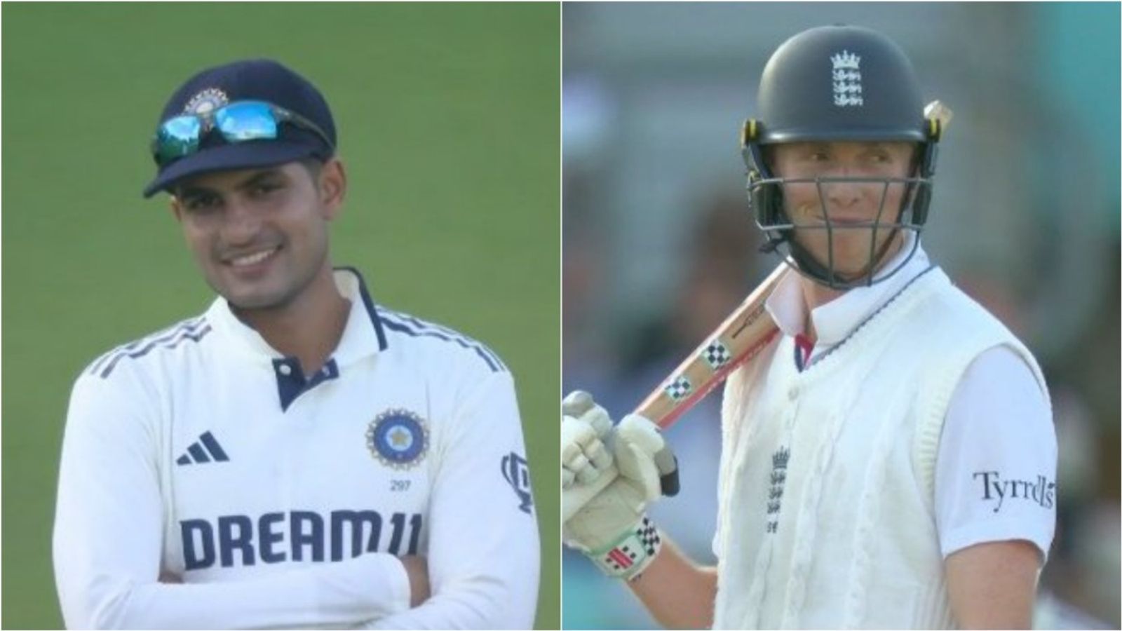 Shubman Gill smiles as Zak Crawley resorts to time-wasting tactics like Lord's, then double-bluffs him to getting bowled; watch viral video Shubman Gill and Zak Crawley smile as the latter pulls out of his stance when Mohammed Siraj was about to deliver the ball.