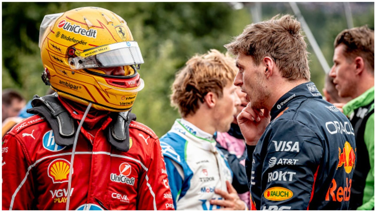 WATCH: Max Verstappen's controversial overtake forces Lewis Hamilton off the track WATCH: Max Verstappen's controversial overtake forces Lewis Hamilton off the track