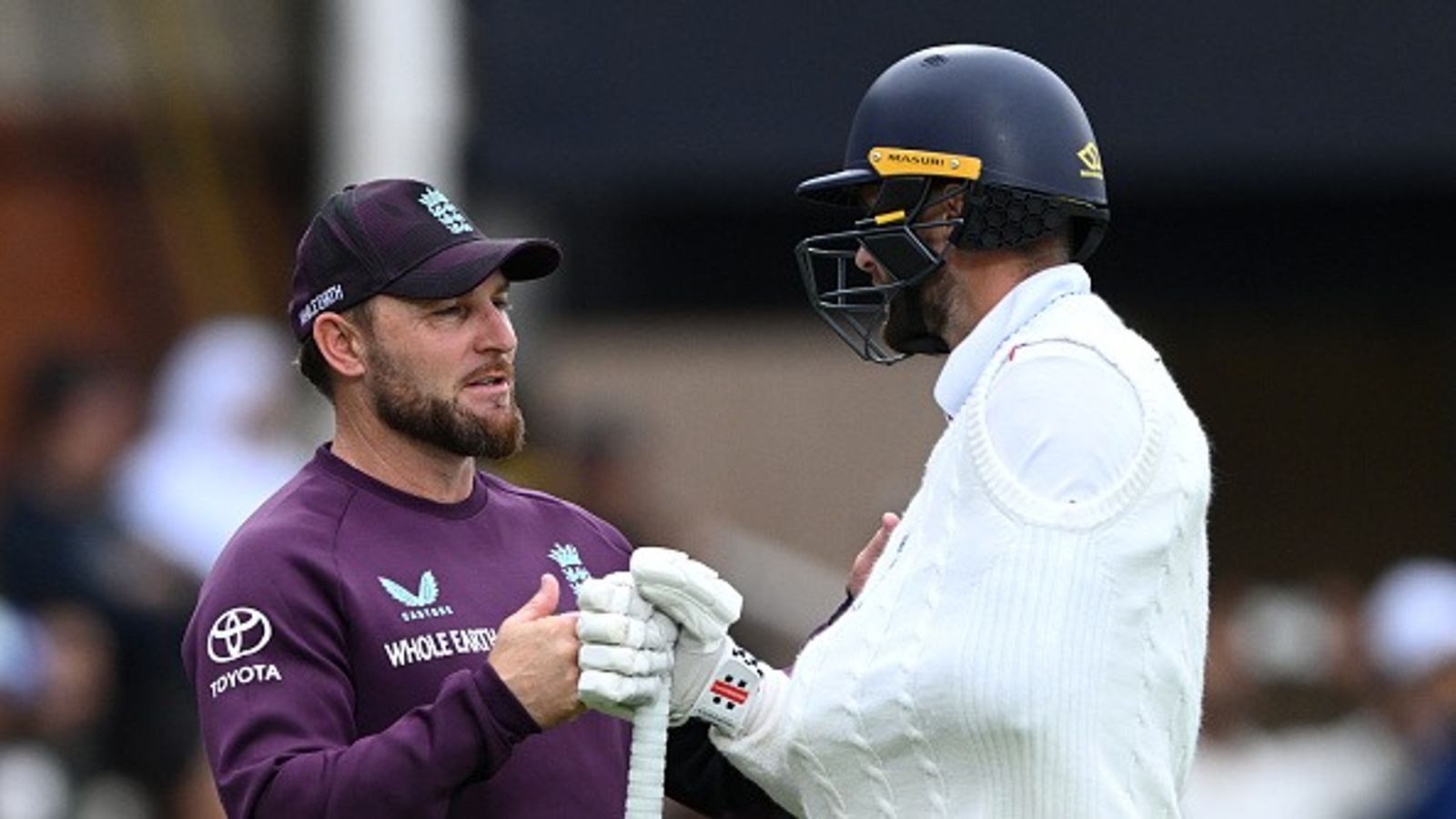 Brendon McCullum labels the Anderson-Tendulkar Trophy 2025 as 'best five-match Test series he ever been a part of and witnessed' after India's 6-run win in 5th Test Chris Woakes of England shakes hands with head coach Brendon McCullum after play on day five of the 5th Rothesay Test Match at The Kia Oval on August 04, 2025 in London, England.