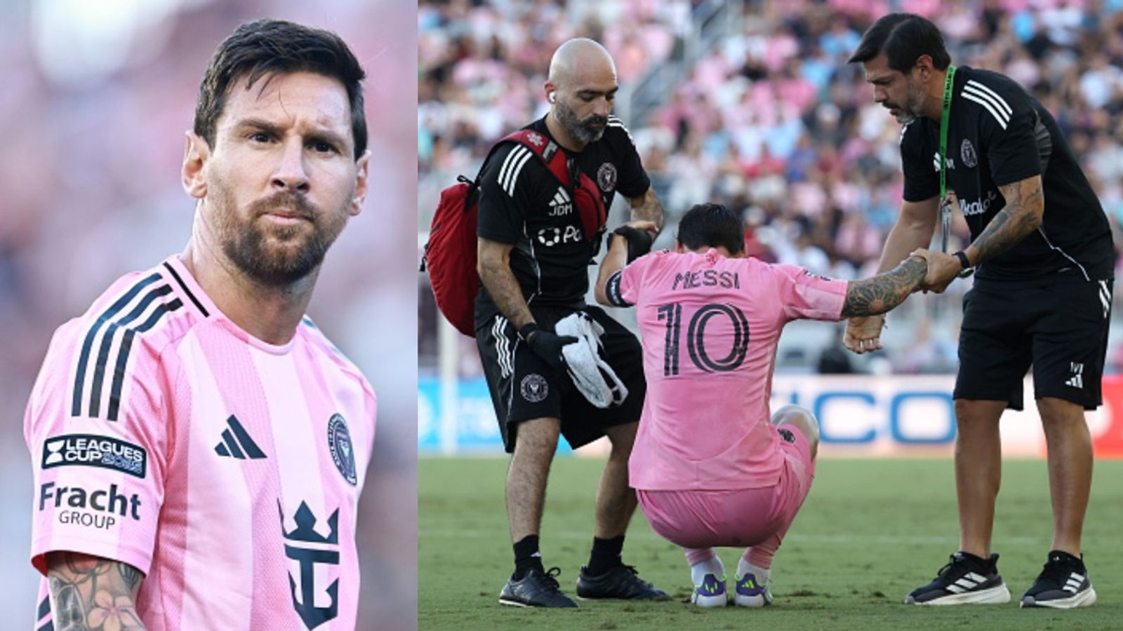 Lionel Messi Injury Update: Inter Miami provides clarity on star footballer's condition Lionel Messi Injury Update (Images via Getty)