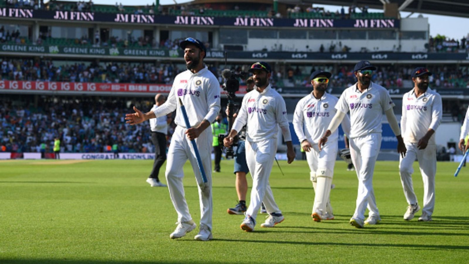 ‘This is a tribute to Virat Kohli. I miss his energy as well’: Former Indian batter after thrilling 6-run win in 5th Test to level series ‘This is a tribute to Virat Kohli. I miss his energy as well’: Former Indian batter after thrilling 6-run win in 5th Test to level series