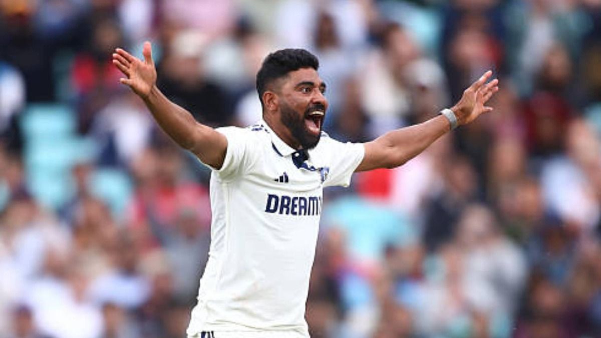 Mohammed Siraj in this frame