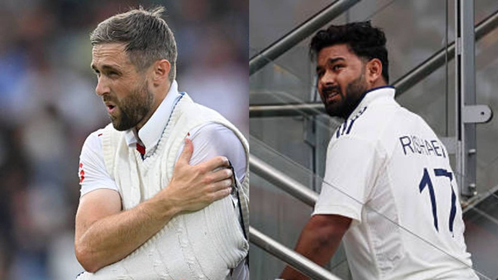 'I said sorry...': Chris Woakes reveals about apologizing to Rishabh Pant for this reason after the Oval Test Chris Woakes (L) and Rishabh Pant in this frame