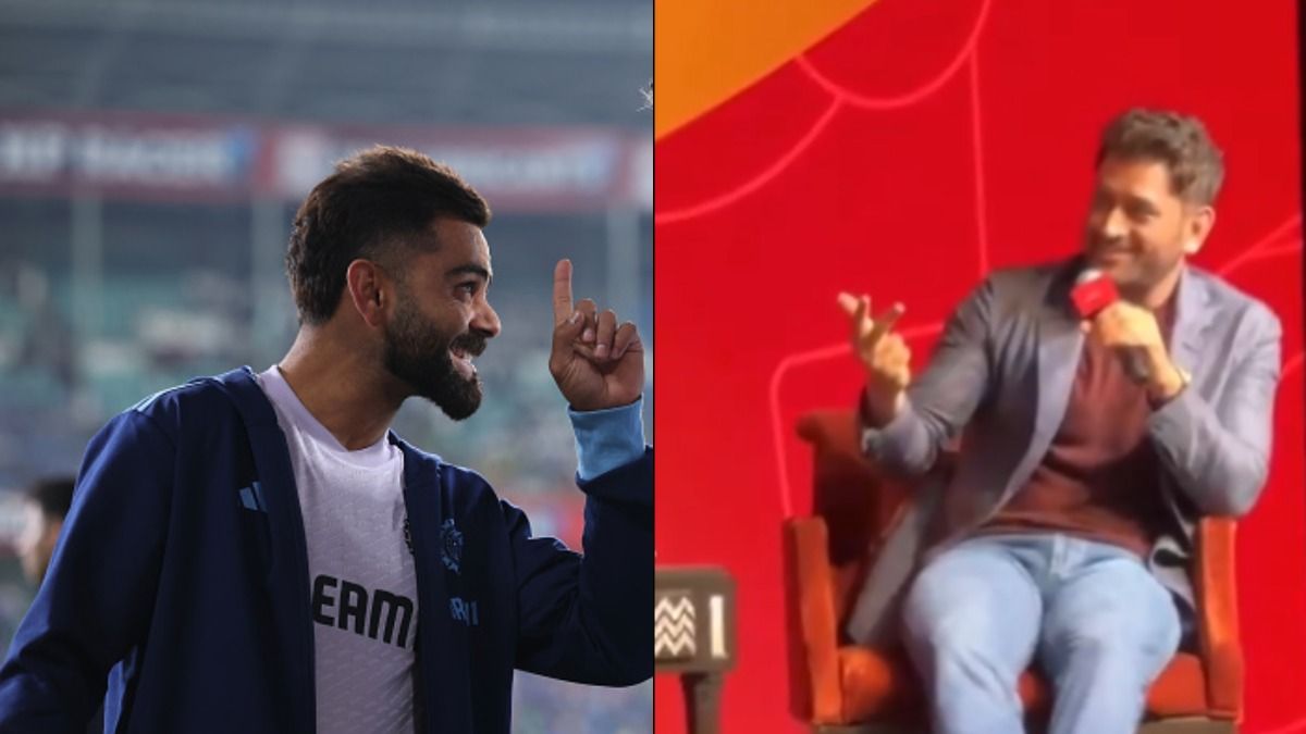 Watch: MS Dhoni discloses Virat Kohli's three lesser-known off-field talents, says 'If he is in the mood...' Former India captains Virat Kohli (L) and MS Dhoni in frame