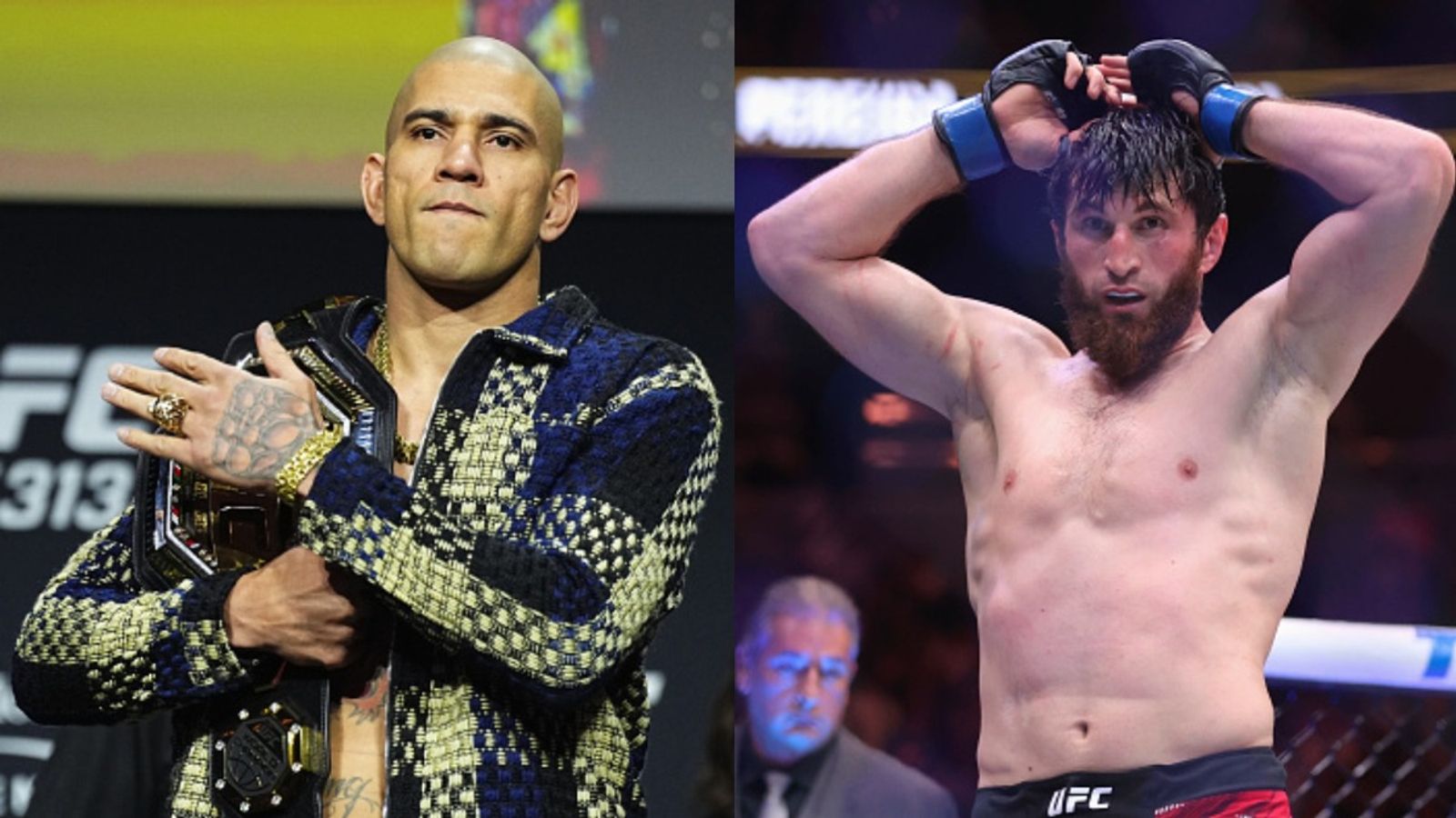 UFC legend left stunned by chaotic Alex Pereira vs Magomed Ankalaev sequel: "You couldn't go to..." Alex Pereira and Magomed Ankalaev in the frame (Image via Getty)