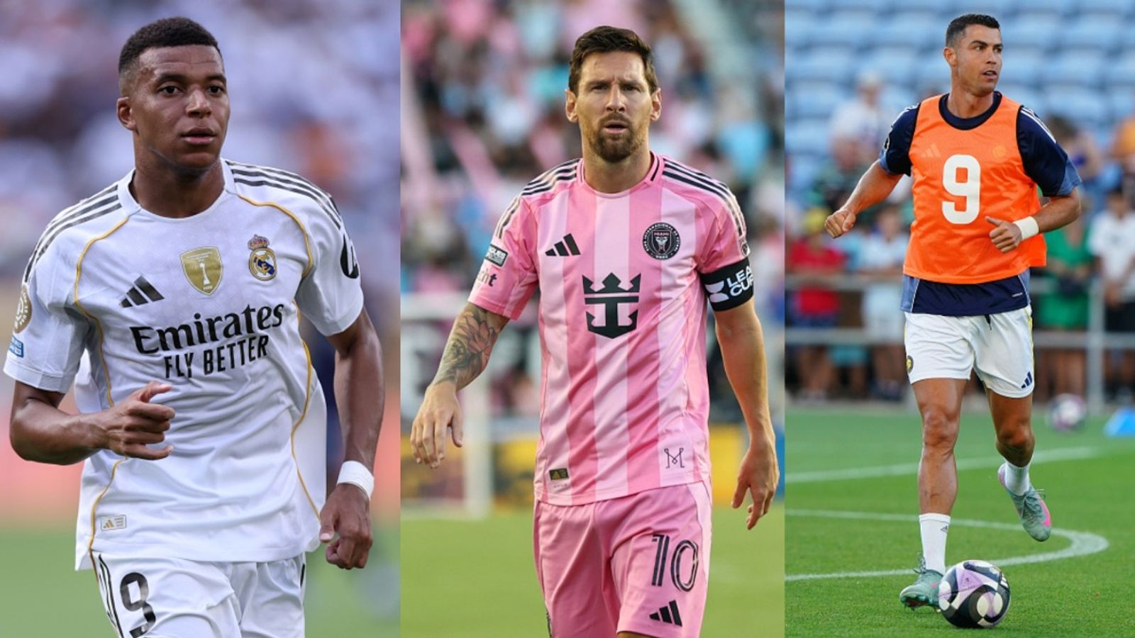 Kylian Mbappe joins Lionel Messi and Cristiano Ronaldo by achieving a fresh milestone Kylian Mbappe, Lionel Messi and Cristiano Ronaldo in the frame (Images via Getty)