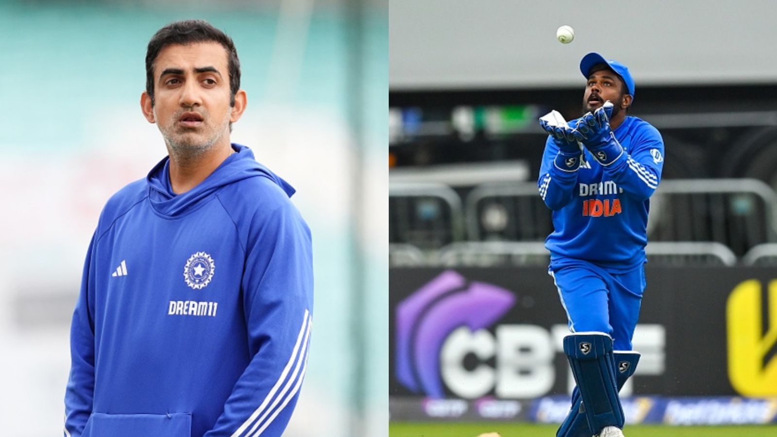 'So what? I'll drop you...': Sanju Samson reveals '21 ducks' chat with Gautam Gambhir which boosted his confidence India's head coach Gautam Gambhir (L) and star batter Sanju Samson in frame