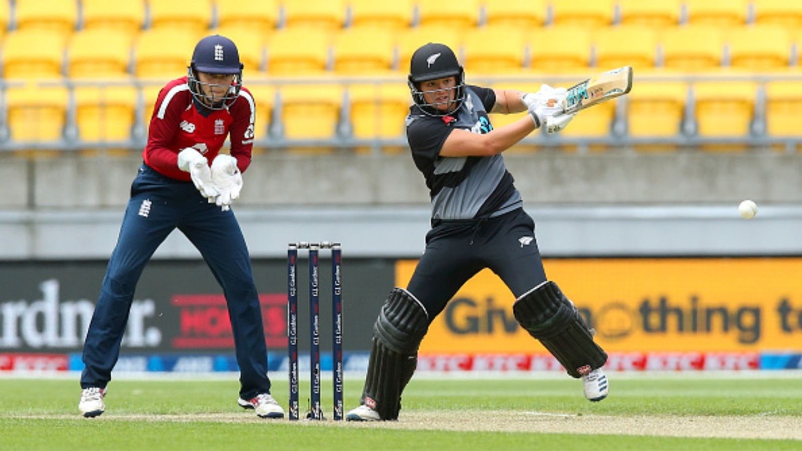 New Zealand's 30-year-old all-rounder announces retirement from all forms of cricket Thamsyn Newton of New Zealand bats during game one of the International T20 series between the New Zealand White Ferns and England at Sky Stadium on March 03, 2021 in Wellington, New Zealand.