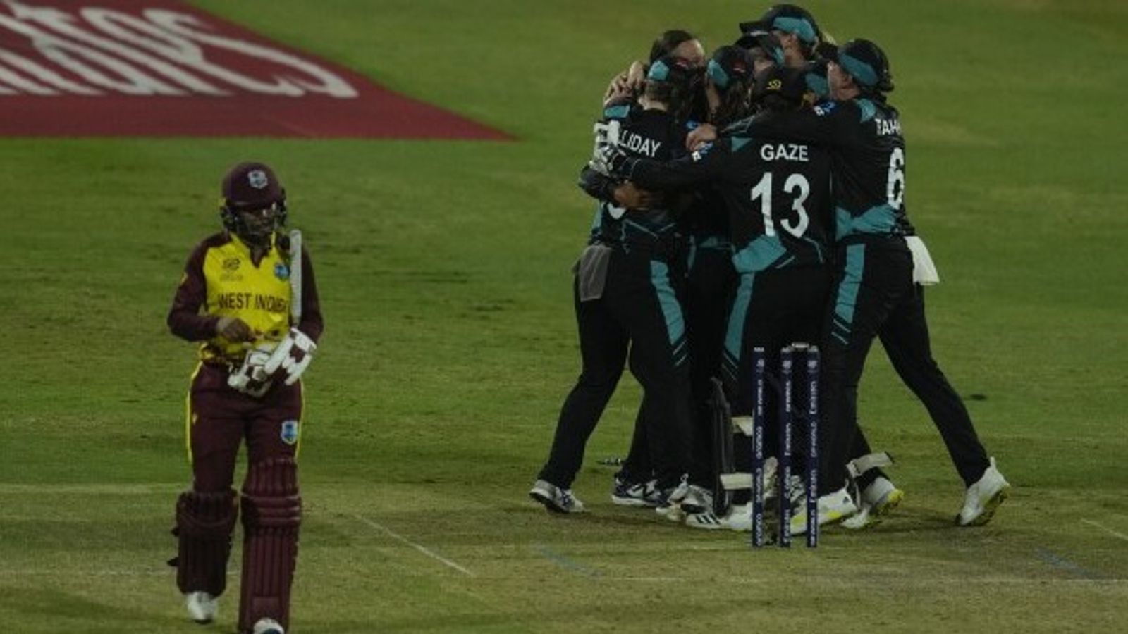 Chennai Super Kings Academy becomes New Zealand's training base for World Cup preparations New Zealand women's cricket team (L) celebrate in this frame