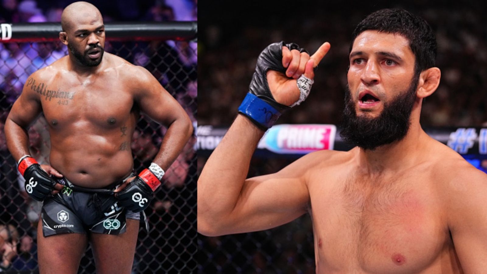 Jon Jones responds to Khamzat Chimaev’s ‘scary fighter’ label: “He has a mentality of…” Jon Jones and Khamzat Chimaev in the frame (Images via Getty)