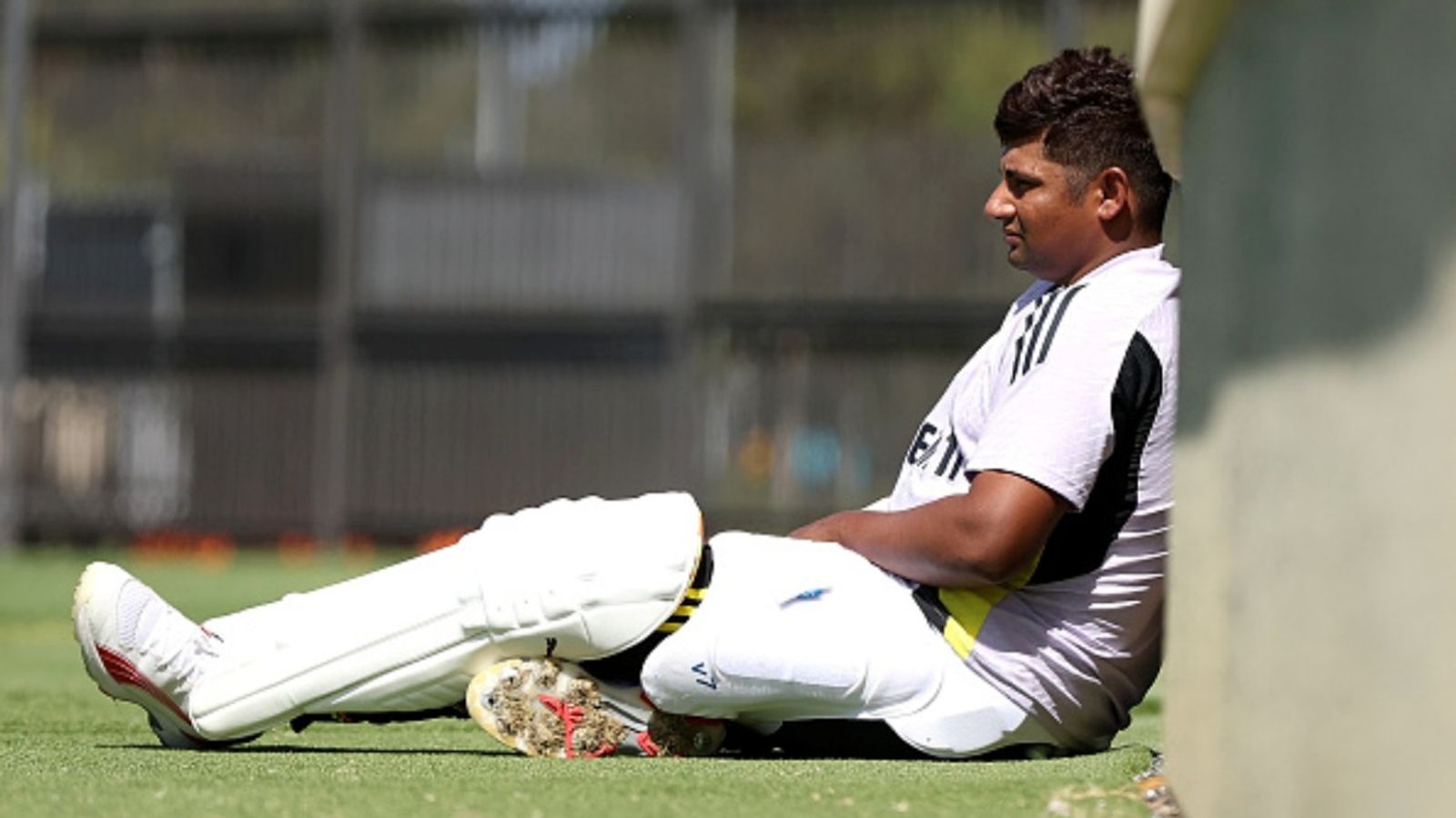 'Some players feel that if they fail here, it'll be bad for their future': Sarfaraz Khan's message to youngsters citing Sunil Gavaskar and Sachin Tendulkar's example Sarfaraz Khan of India looks on during an India Test Squad training session at Optus Stadium on November 20, 2024 in Perth, Australia.