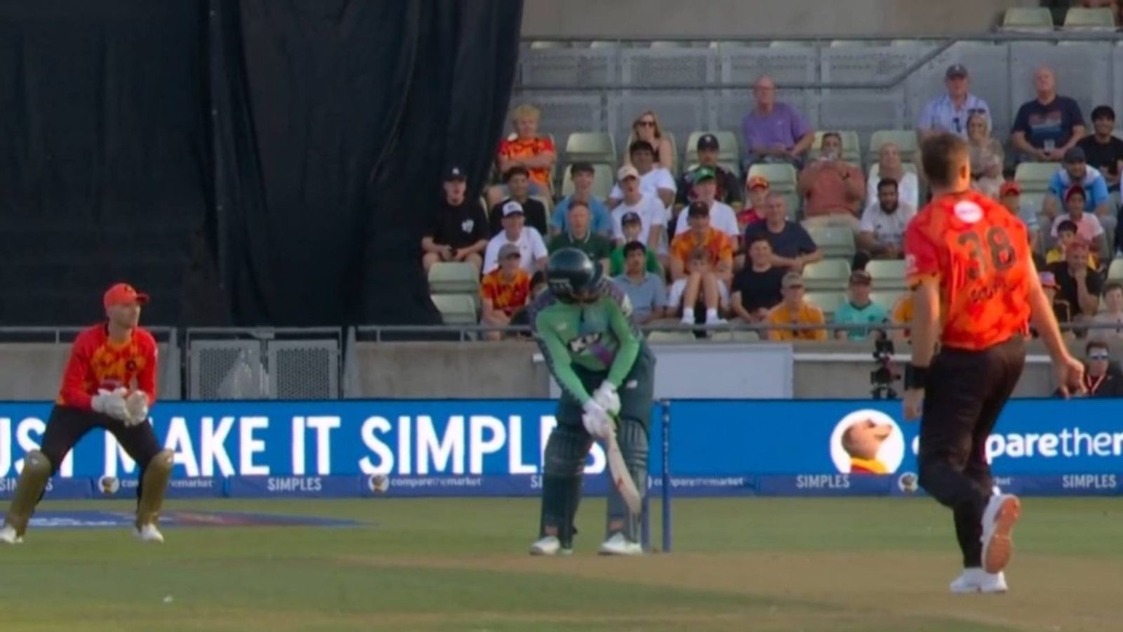 WATCH: Rashid Khan unleashes 'snake shot' against Tim Southee in The Hundred, video goes viral WATCH: Rashid Khan unleashes 'snake shot' against Tim Southee in The Hundred, video goes viral