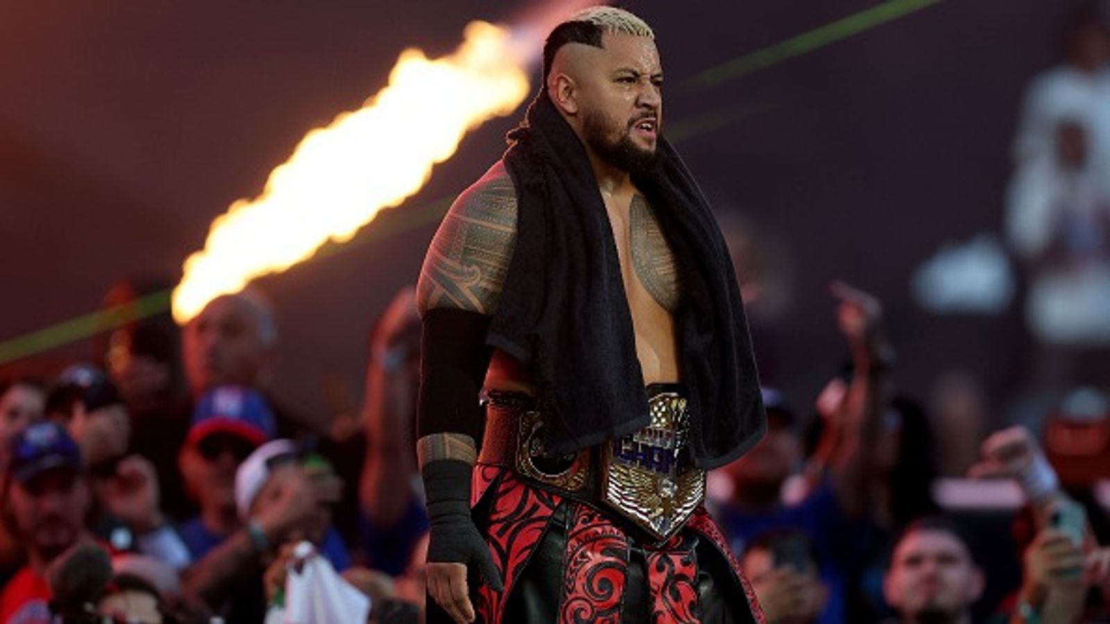 Zilla Fatu gives verdict on Solo Sikoa doing the Samoan Spike in WWE Solo Sikoa in the frame.