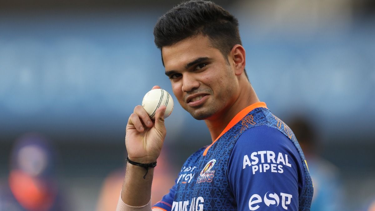 Sachin Tendulkar's son and young cricketer Arjun Tendulkar in frame