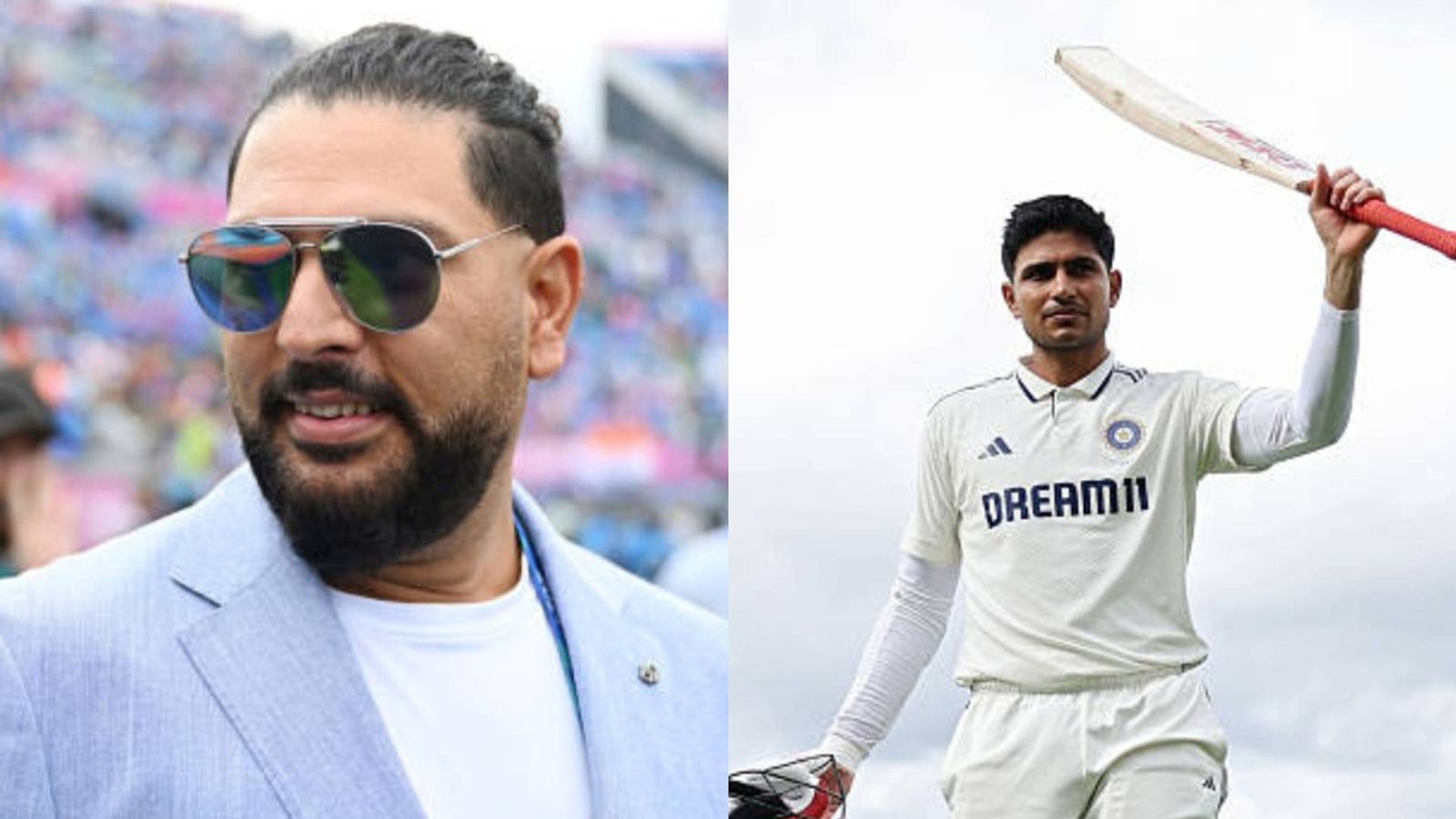 'He became the captain and scored 4 Test hundreds...': Yuvraj Singh's 'unbelievable' verdict on Shubman Gill's batting performance in Anderson-Tendulkar Trophy Yuvraj Singh (L) and Shubman Gill in this frame