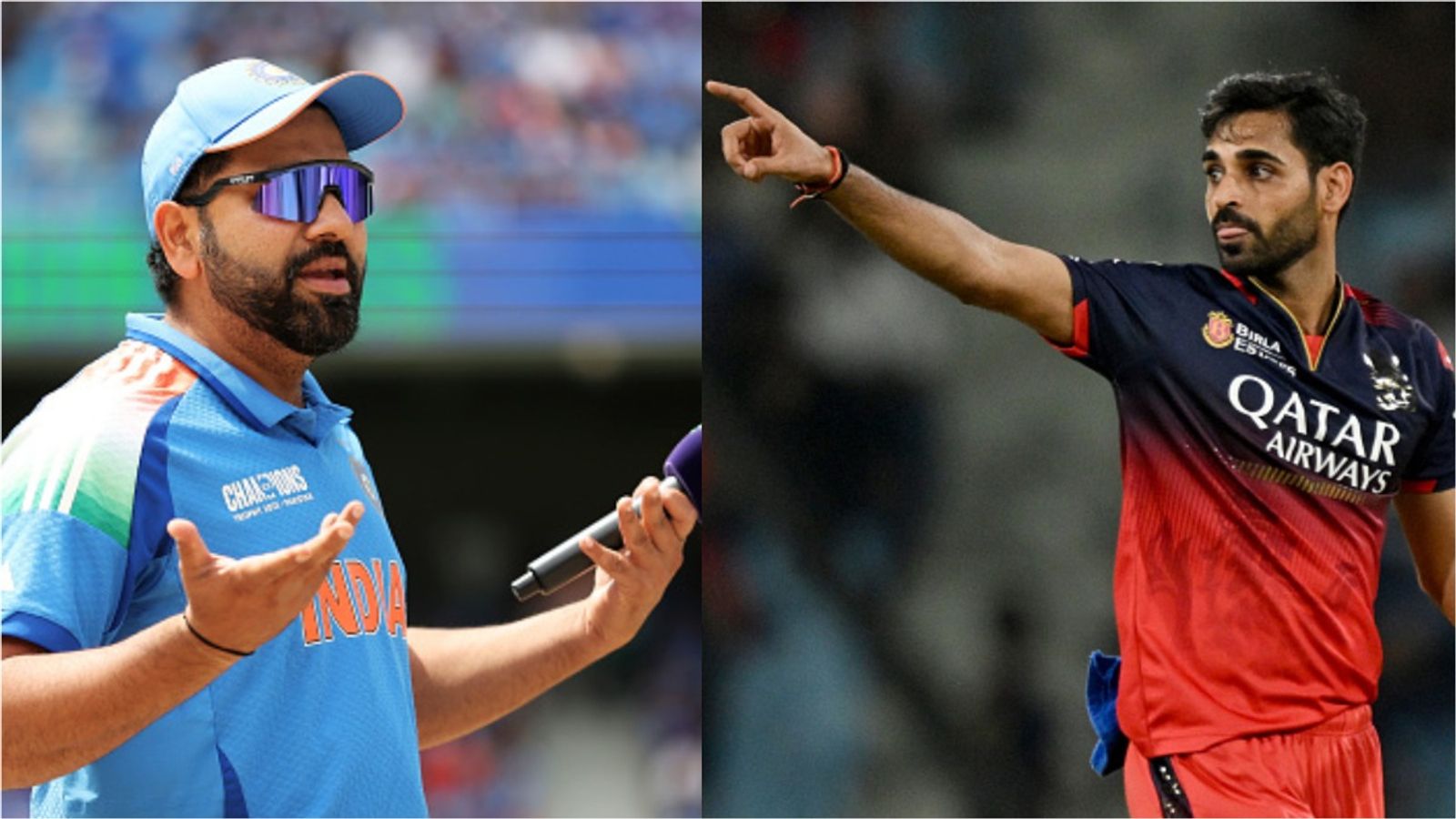 Bhuvneshwar Kumar's blunt remark on Rohit Sharma's captaincy style, reveals bond with Virat Kohli, says 'He knows how to...' India's ODI captain Rohit Sharma (L) and RCB's star pacer Bhuvneshwar Kumar in frame