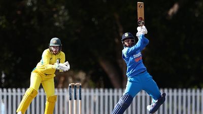 India A women win ODI series against Australia A with nail-biting finish; number 8 and 9 batters deliver stunning comeback Radha Yadav of India A bats during game two of the ODI Women's Series between Australia A and India A at Northern Suburbs District Cricket Club on August 15, 2025 in Brisbane, Australia.
