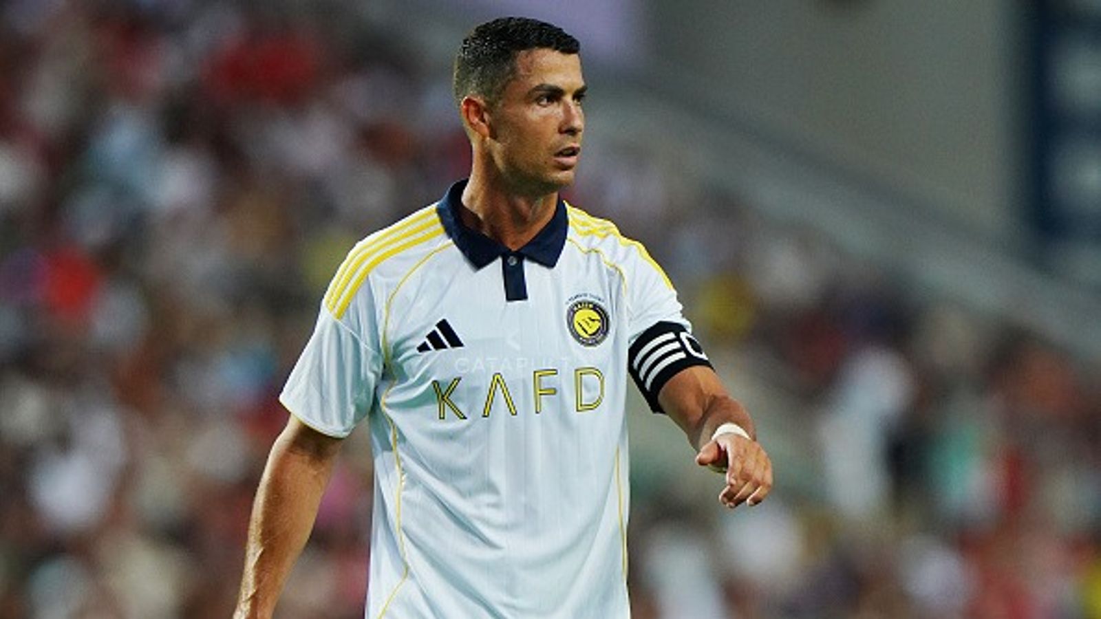 Cristiano Ronaldo likely to make India debut as Al Nassr set to face FC Goa in AFC Champions League 2 group stage Cristiano Ronaldo of Al Nassr FC gestures during the Pre-Season Friendly match between Al Nassr FC and Rio Ave FC at Estadio Algarve on August 7, 2025 in Faro, Portugal.
