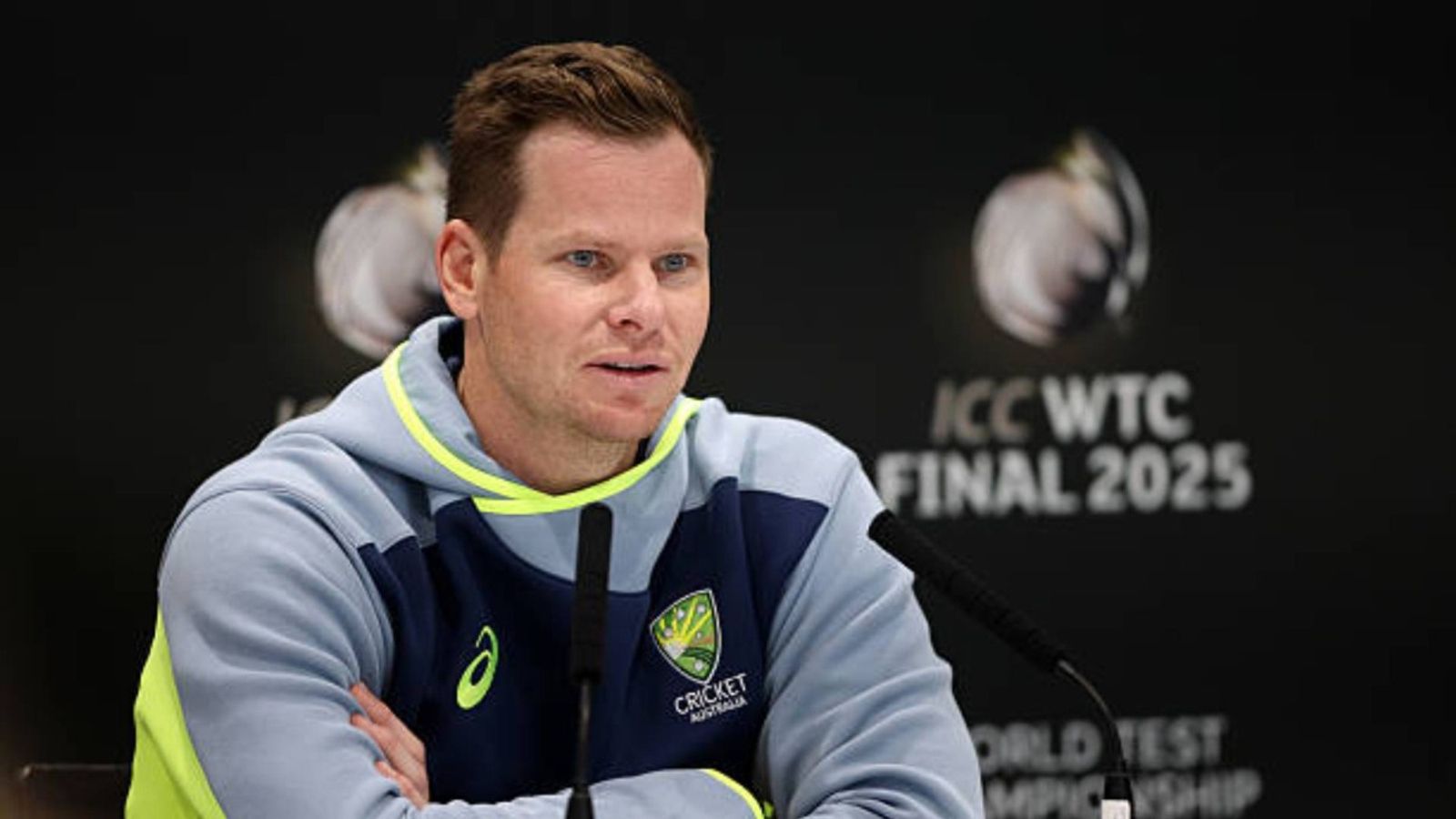 'Our wickets are tricky and we have a successful bowling attack...' Steve Smith fires big warning to England batters ahead of The Ashes Steve Smith in this frame