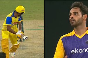 Bhuvneshwar Kumar sends message to selectors ahead of T20 Asia Cup 2025 with double strike in 1st game since IPL 2025 final; watch video SportsTak