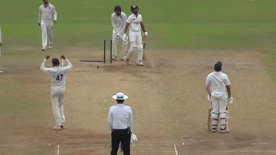 CSK captain Ruturaj Gaikwad's middle stump uprooted in comeback game, departs for 1 in Buchi Babu clash; watch video Ruturaj Gaikwad