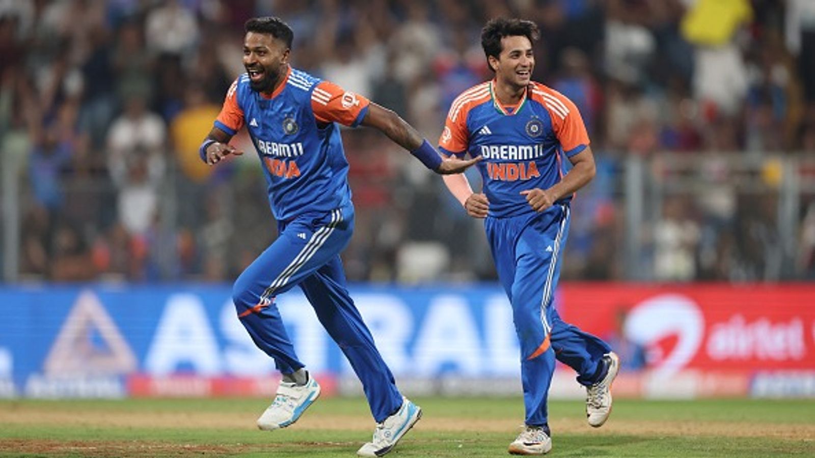 Not Suryakumar Yadav or Jasprit Bumrah, ex-India coach picks this star from Asia Cup 2025 squad 'as an absolute game changer' Abhishek Sharma of India celebrates with teammate Hardik Pandya after dismissing Jamie Overton of England during the 5th T20 International between India and England at Wankhede Stadium on February 02, 2025 in Mumbai, India.