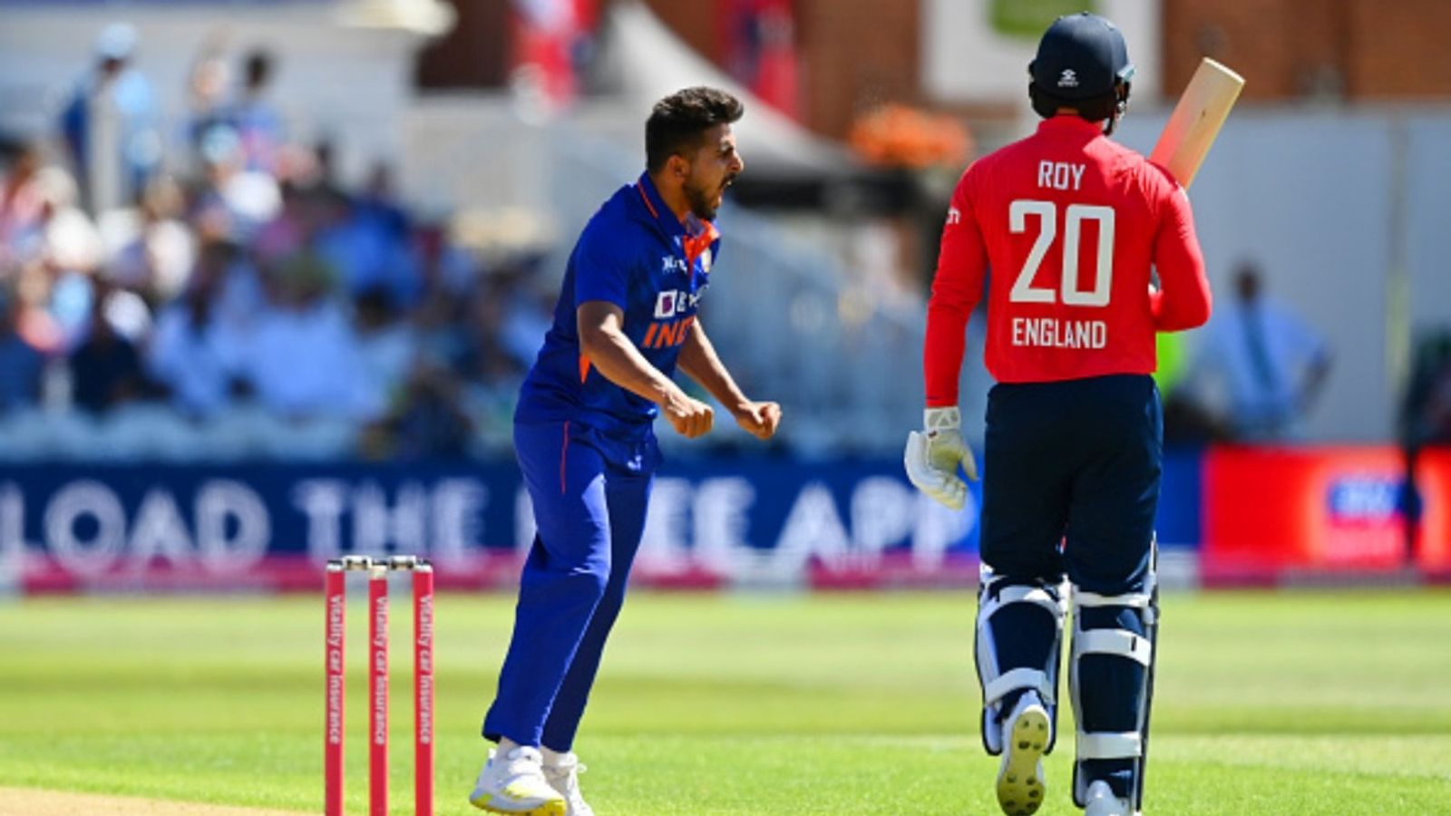 'I'm a sportsman and I don't pay attention to social media': Umran Malik ready for comeback after 17 months in this tournament Umran Malik of India celebrates taking the wicket of Jason Roy of England during the 3rd T20I at Trent Bridge on July 10, 2022 in Nottingham, England.