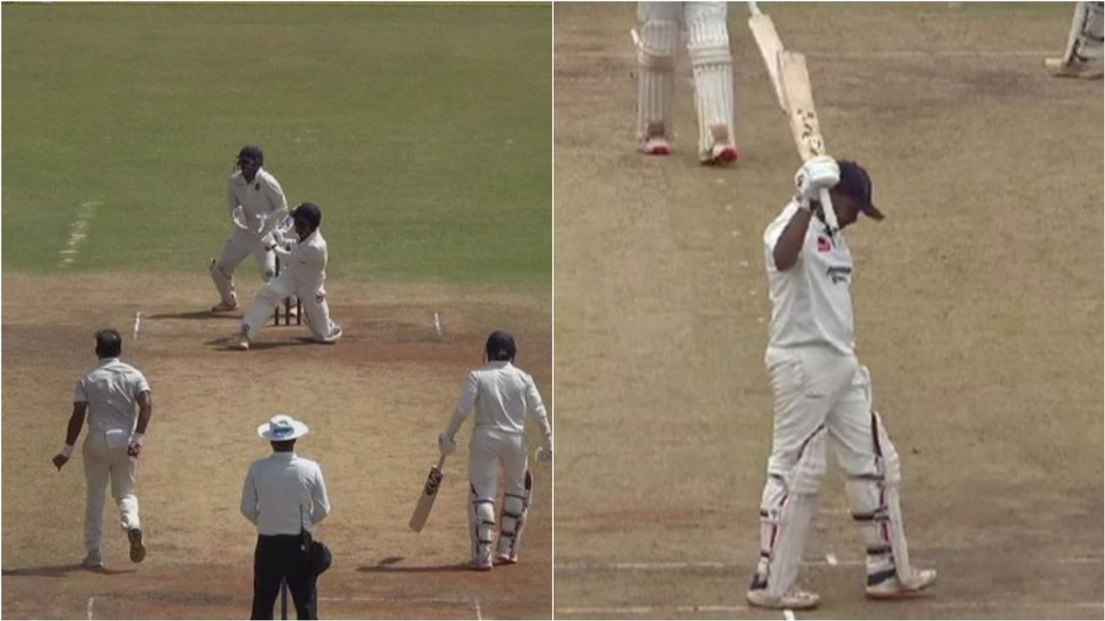 Ruturaj Gaikwad departs early again on comeback, Prithvi Shaw's first innings ton in vain as Maharashtra fail to chase down 185 Ruturaj Gaikwad attempts an attacking shot; Prithvi Shaw celebrates his maiden ton for Maharashtra.