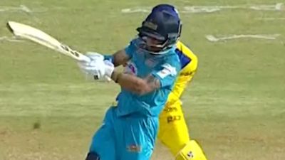 Not given a single chance in IPL 2025, KKR wicketkeeper smashes first 4 balls of run chase for sixes; video goes viral Luvnith Sisodia