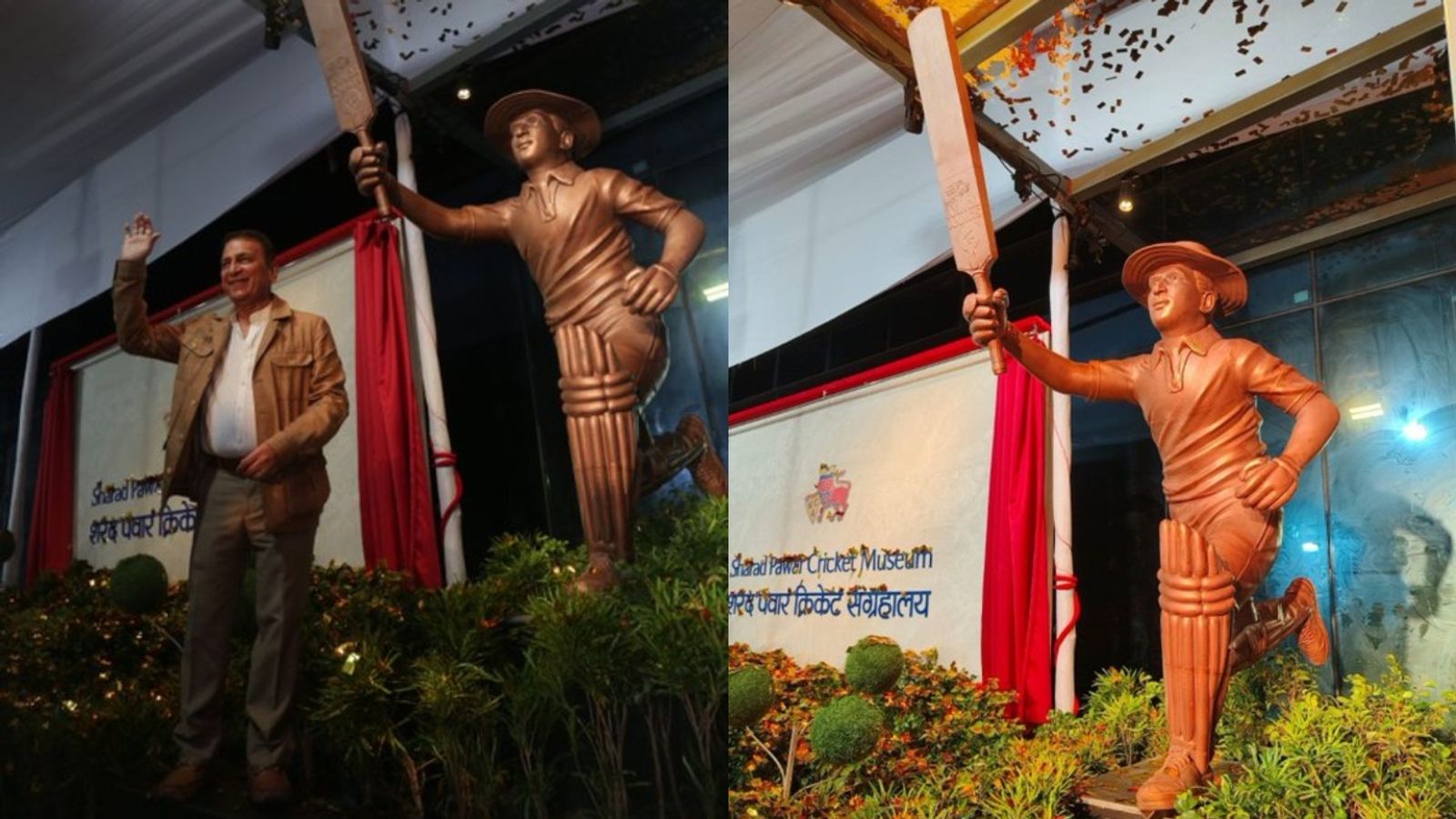 'At a loss for words': Emotional Sunil Gavaskar left speechless after MCA unveiled his life-size statue at Wankhede stadium 'At a loss for words': Emotional Sunil Gavaskar left speechless after MCA unveiled his life-size statue at Wankhede stadium