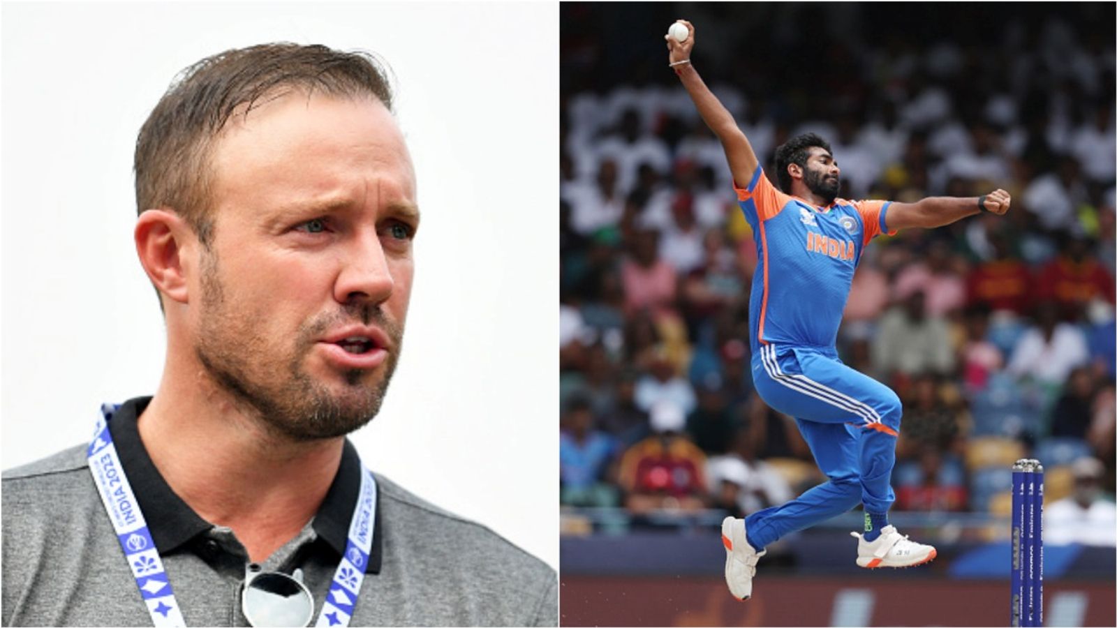 'I don't think he will play all the games': AB de Villiers' big statement on Jasprit Bumrah ahead of T20 Asia Cup 2025 Former South Africa captain AB de Villiers; India pacer Jasprit Bumrah in action.