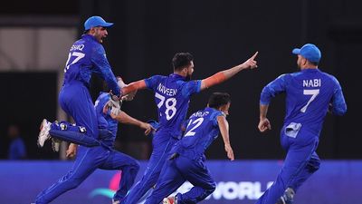 Afghanistan Cricket announces venues and schedule for while ball series against Bangladesh after Asia Cup 2025: Check details Naveen-ul-Haq of Afghanistan celebrates with teammates after dismissing Mustafizur Rahman of Bangladesh (not pictured) to win and to advance to the Semi Finals the ICC Men's T20 Cricket World Cup West Indies & USA