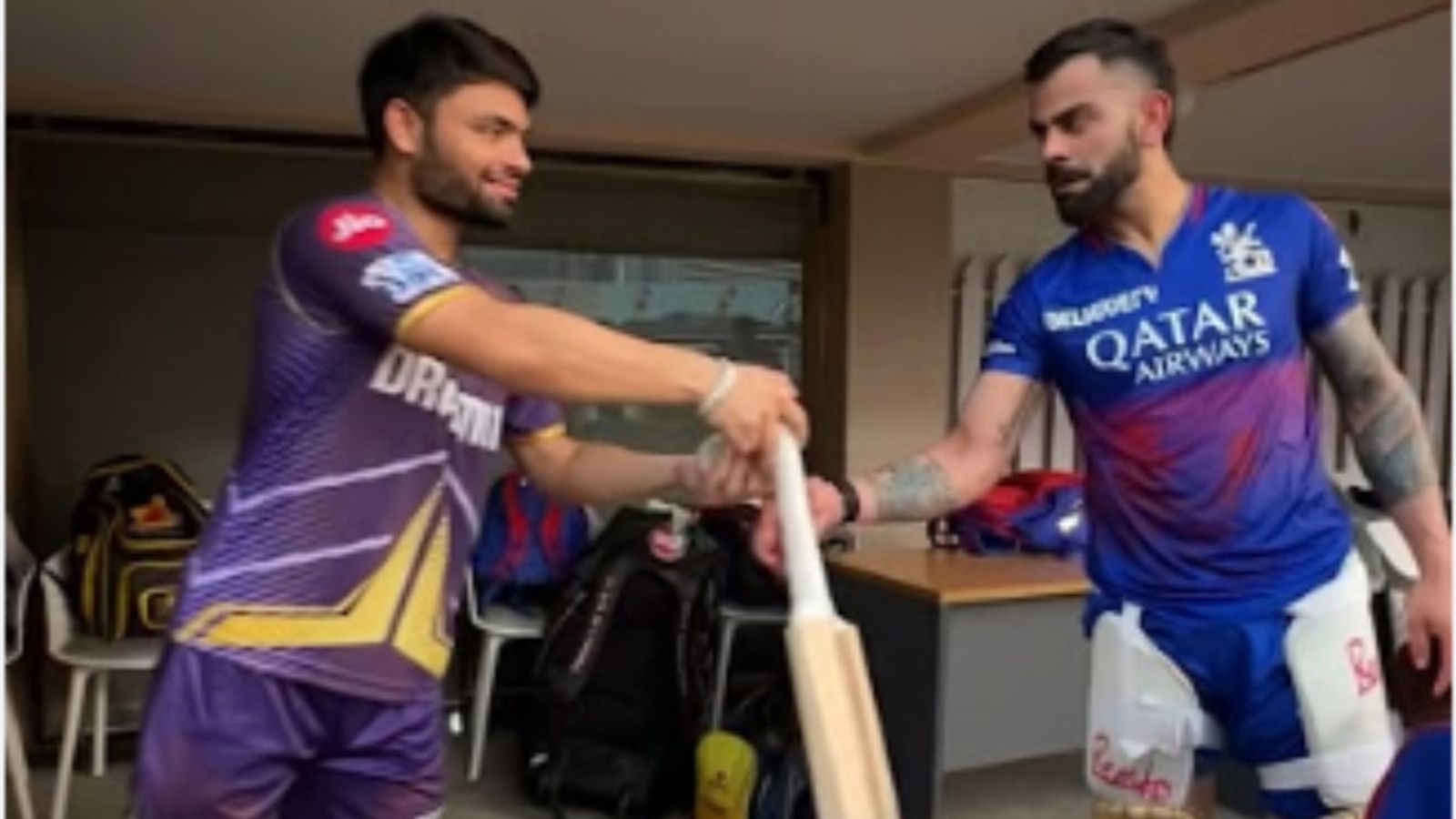 'Mai thoda jyada badnaam ho gaya': Rinku Singh opens up on his reputation after chasing Virat Kohli's bat KKR's Rinku Singh (L) and RCB's Virat Kohli in frame
