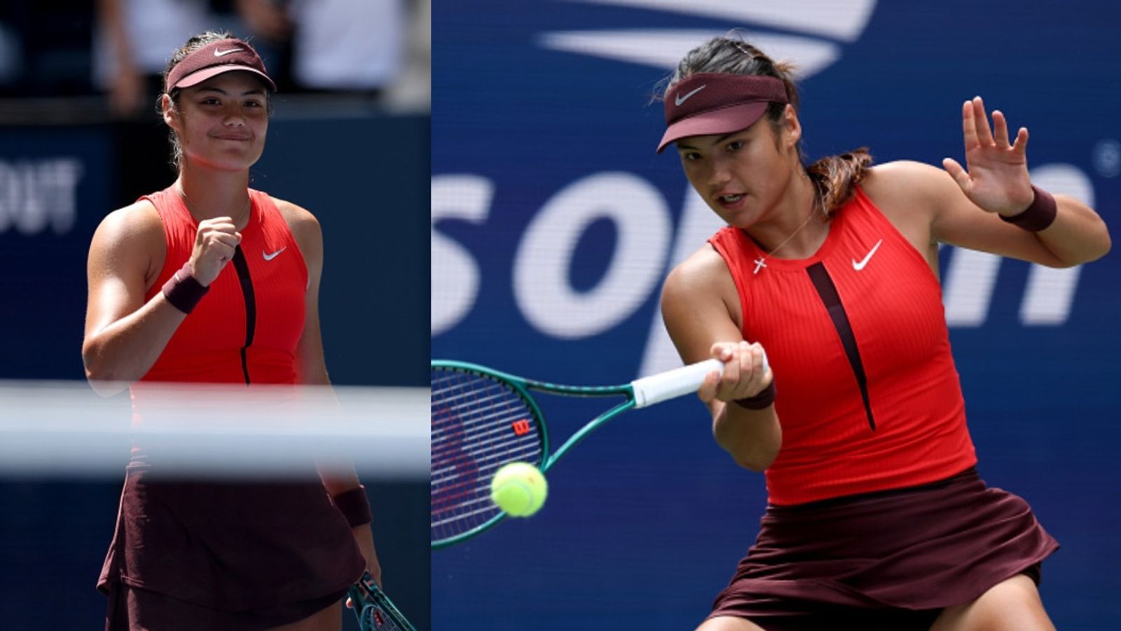 Emma Raducanu achieves major career milestone as she storms into the second round of US Open 2025 Emma Raducanu clicked during US Open 2025 (Images via Getty)