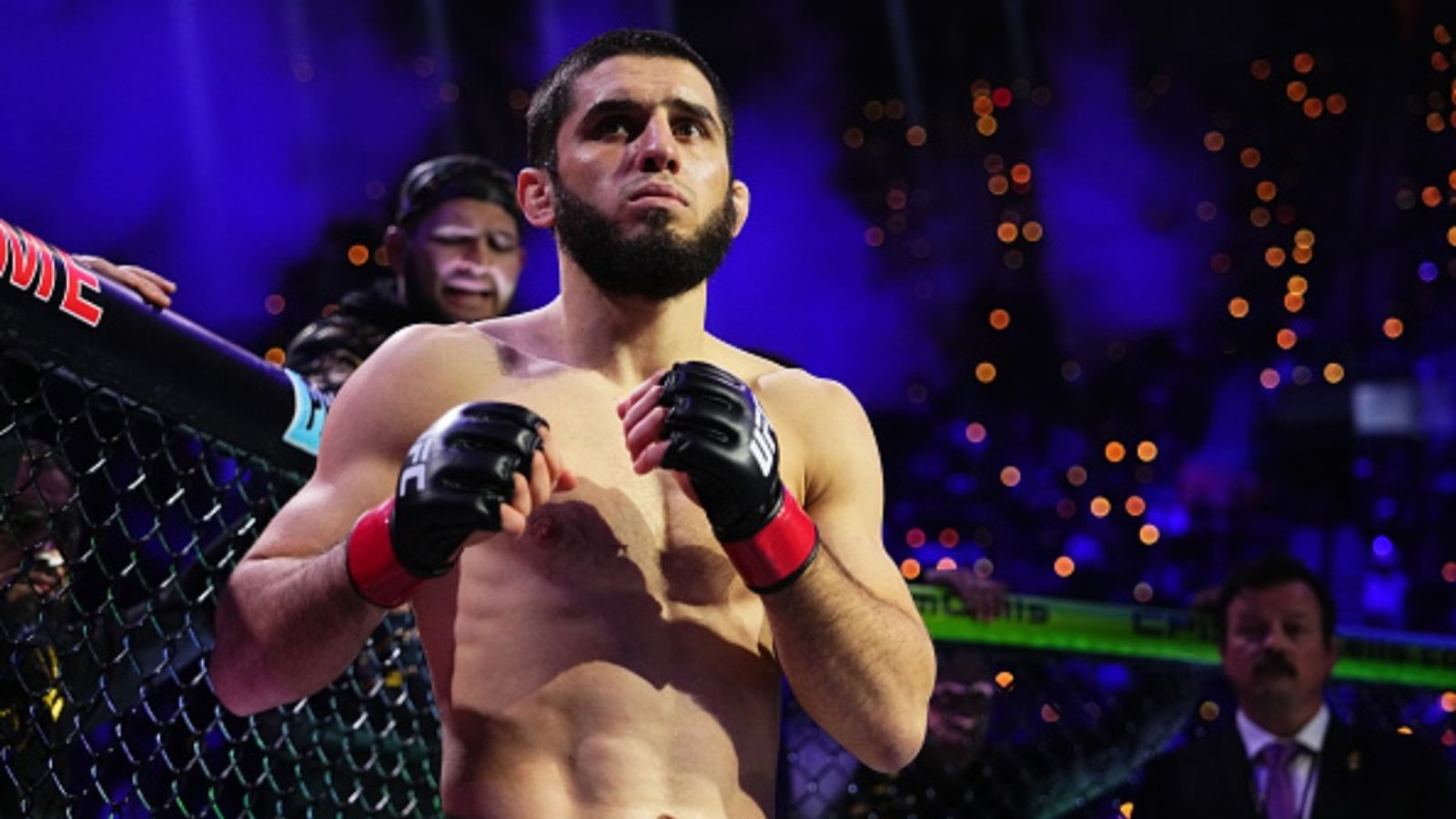 Islam Makhachev drops surprising take on why UFC lacks elite US fighters: "They just started signing..." Islam Makhachev in the frame (Image via Getty)