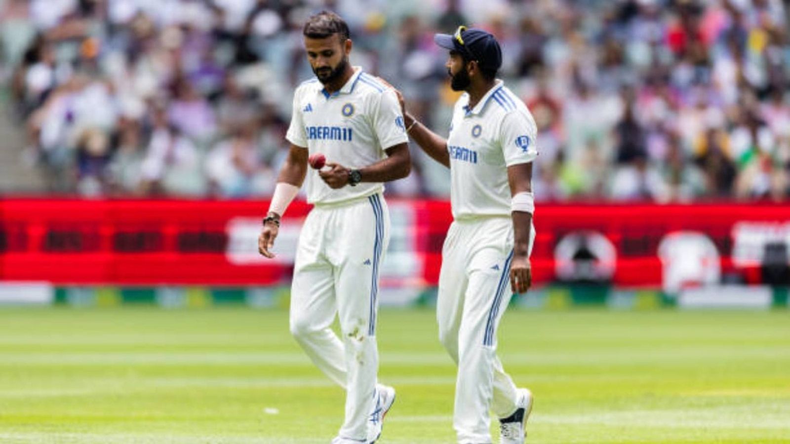 'Whenever he has played...': Akash Deep's big take on Jasprit Bumrah missing 2 Tests in Anderson-Tendulkar Trophy Akash Deep (L) and Jasprit Bumrah in this frame